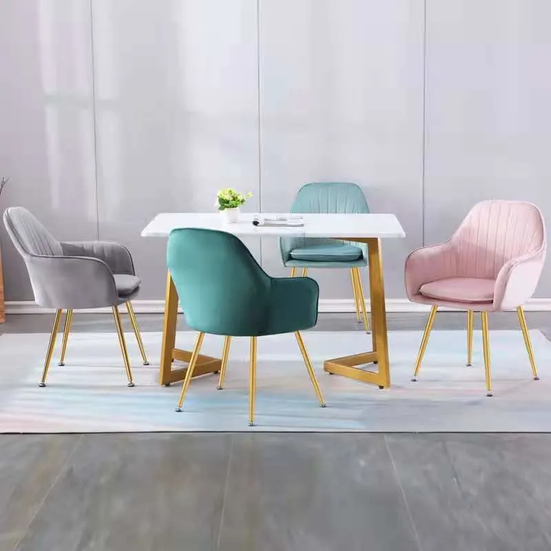 Factory Supply High Quality Velvet Dining Chair